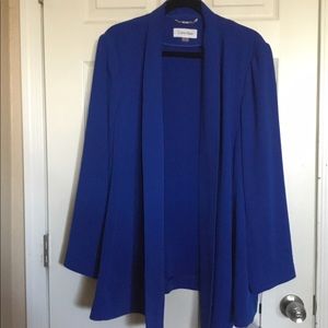 Calvin Klein Royal Blue open cardigan size 2X
